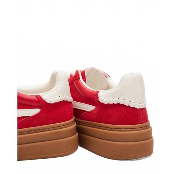 NEW STEVE MADDEN women's dodge sneakers in red - Picture 6 of 7